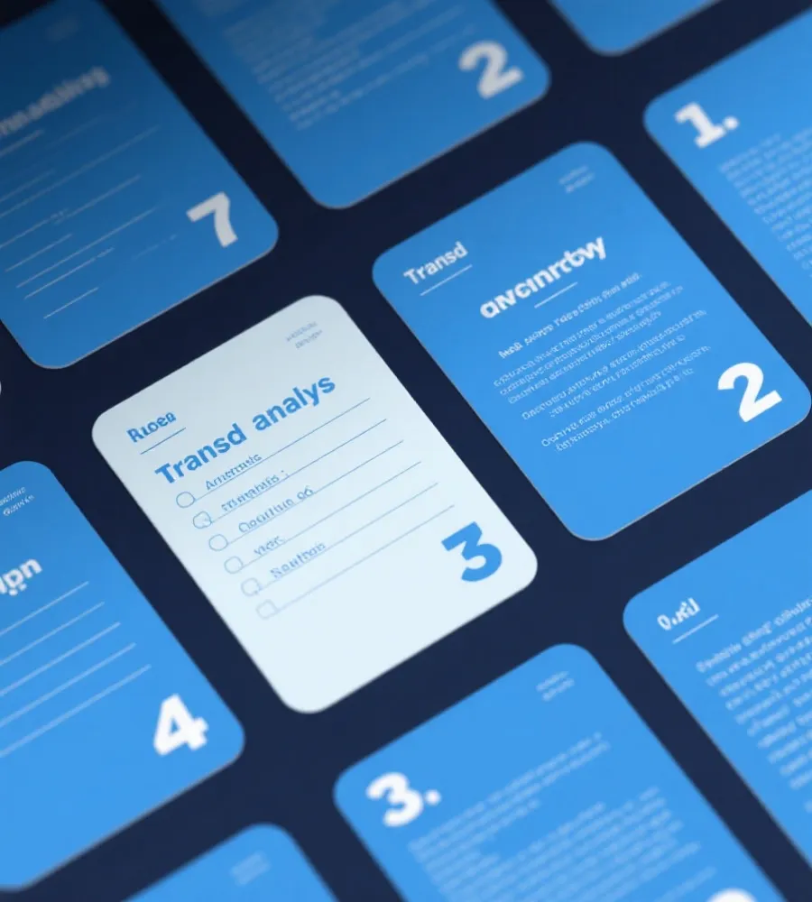 走势分析与计划参考方法示意图